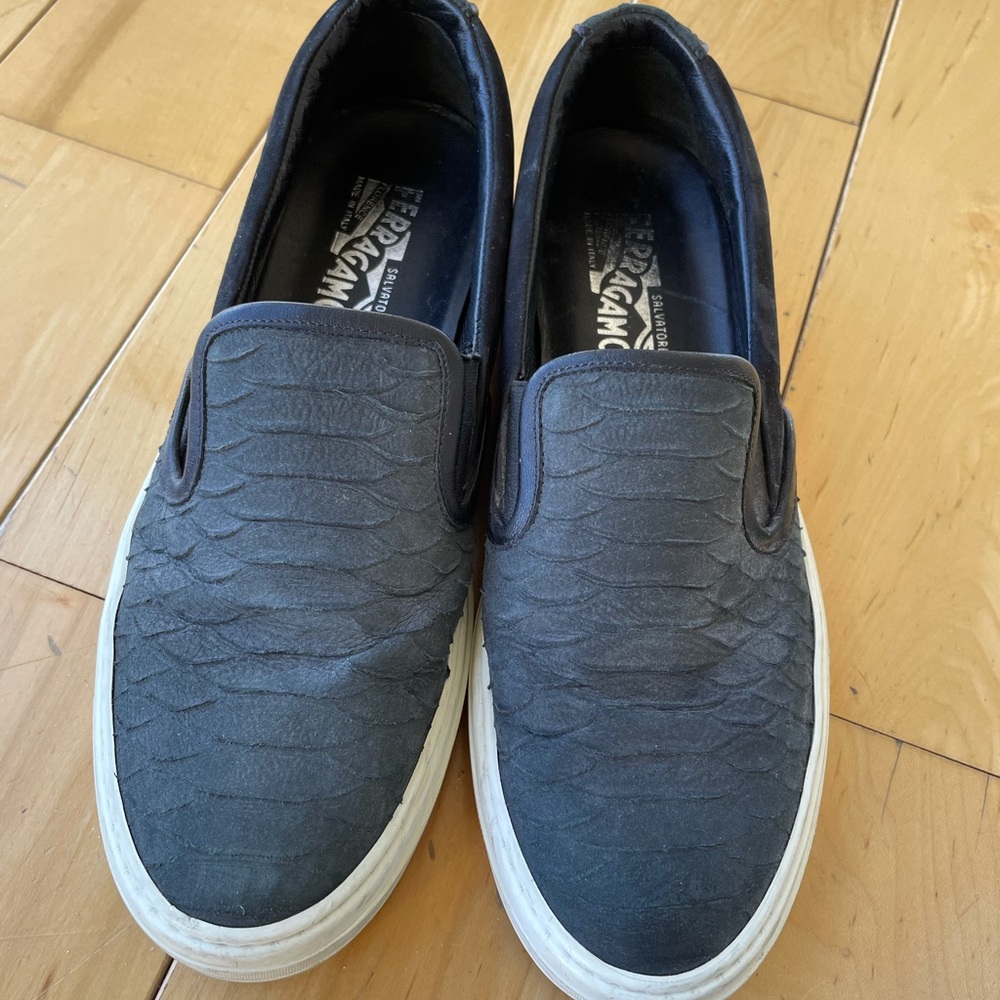 Salvatore Ferragamo Slide On Sneakers View 2